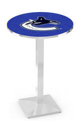 L217 Chrome Vancouver Canucks Pub Table