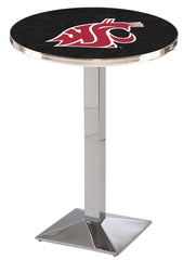 L217 Chrome Washington State Cougars Pub Table