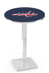 L217 Chrome Washington Capitals Pub Table