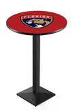 L217 Black Wrinkle Florida Panthers Pub Table