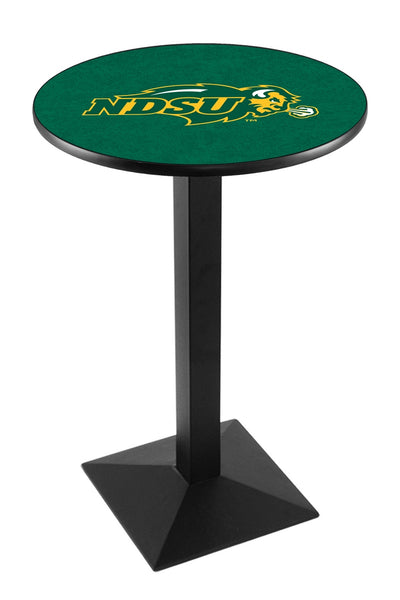 L217 Black Wrinkle North Dakota State University Bison Pub Table