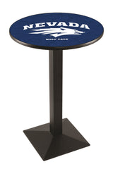 L217 Black Wrinkle University of Nevada Reno Wolf Pack Pub Table