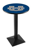 L217 Black Wrinkle Utah State Aggies Pub Table