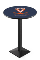 Black Wrinkle Virginia Cavaliers Pub Table