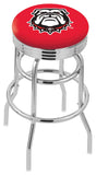 University of Georgia (Dog) L7C3C Bar Stool | University of Georgia (Dog)  L7C3C Counter Stool