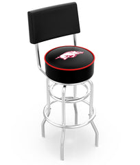 Arkansas Razorbacks L7C4 Retro Bar Stool with Back