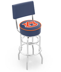 Auburn Tigers L7C4 Retro Bar Stool with Back