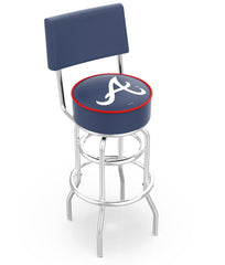 Atlanta Braves L7C4 Bar Stool | MLB Baseball L7C4 Counter Stool from Holland Bar Stool Co.