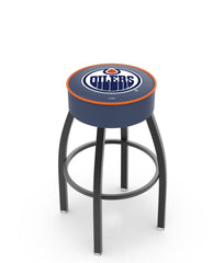 Edmonton Oilers L8B1 Backless Bar Stool | Edmonton Oilers NHL Backless Counter Bar Stool