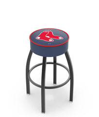 Boston Red Sox L8B1 Backless MLB Bar Stool | Boston Red Sox Major League Baseball Team Backless Counter Bar Stool