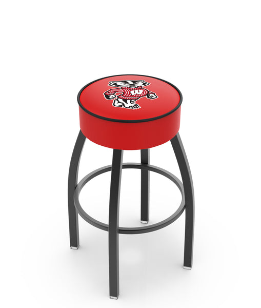 University of Wisconsin (Badger) L8B1 Backless Bar Stool | University of Wisconsin (Badger) Backless Counter Bar Stool