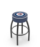 Winnipeg Jets L8B1 Backless Bar Stool | Winnipeg Jets NHL Backless Counter Bar Stool