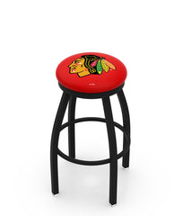 Chicago Blackhawks L8B2B Backless Bar Stool | Chicago Blackhawks Backless Counter Bar Stool
