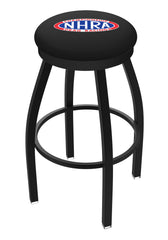 NHRA Drag Racing L8B2B Backless Bar Stool | NHRA Backless Counter Bar Stool