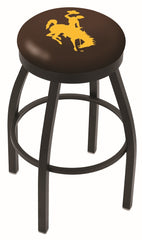 Wyoming Cowboys L8B2B Backless Bar Stool