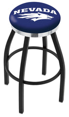 University of Nevada Reno Wolf Pack L8B2C Backless Bar Stool | University of Nevada Reno Wolf Pack Backless Counter Bar Stool