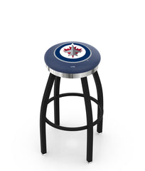Winnipeg Jets L8B2C Backless Bar Stool | Winnipeg Jets Backless Counter Bar Stool