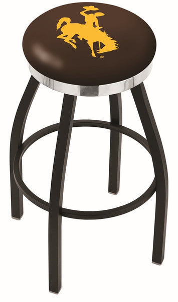 University of Wyoming Cowboys L8B2C Backless Bar Stool | University of Wyoming Cowboys Backless Counter Bar Stool