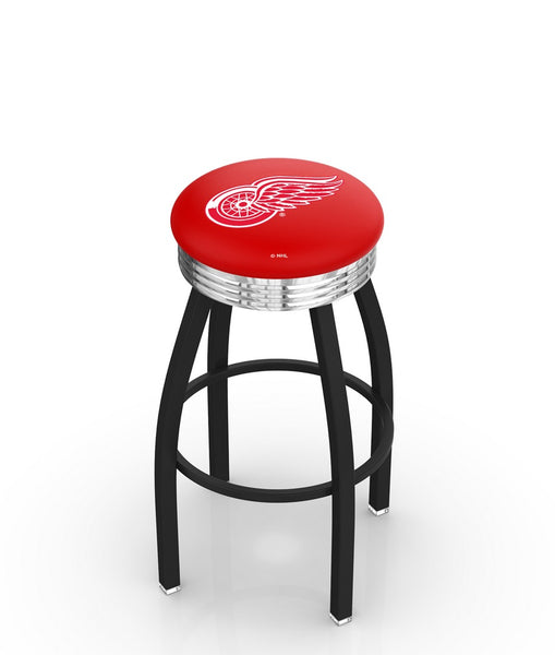 Detroit Red Wings L8B3C Backless Bar Stool | Detroit Red Wings Backless Counter Bar Stool