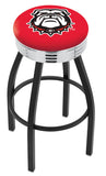 University of Georgia (Dog) L8B3C Backless Bar Stool | University of Georgia (Dog) Backless Counter Bar Stool