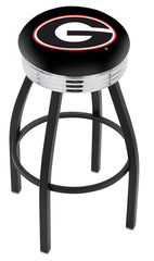 University of Georgia (G) L8B3C Backless Bar Stool | University of Georgia (G) Backless Counter Bar Stool