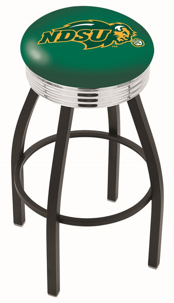 North Dakota State University (Green) L8B3C Backless Bar Stool | North Dakota State University (Green) Backless Counter Bar Stool