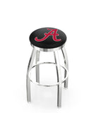 University of Alabama (A) L8C2C Backless Bar Stool | University of Alabama (A) Backless Counter Bar Stool