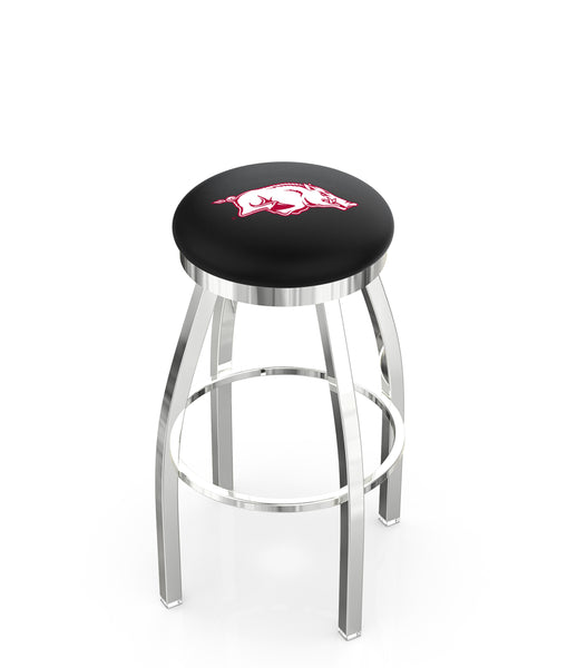 University of Arkansas L8C2C Backless Bar Stool | University of Arkansas Backless Counter Bar Stool