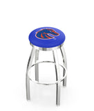 Boise State University L8C2C Backless Bar Stool | Boise State University Backless Counter Bar Stool