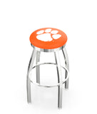 Clemson L8C2C Backless Bar Stool | Clemson Backless Counter Bar Stool