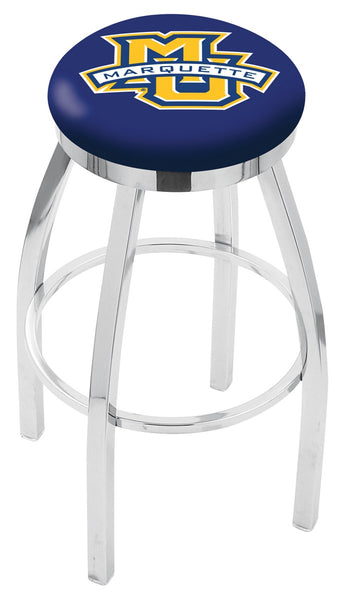 Marquette University L8C2C Backless Bar Stool | Marquette University Backless Counter Bar Stool