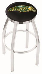 North Dakota State University (Black) L8C2C Backless Bar Stool | North Dakota State University (Black) Backless Counter Bar Stool