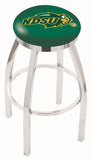 North Dakota State University (Green) L8C2C Backless Bar Stool | North Dakota State University (Green) Backless Counter Bar Stool
