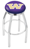 University of Washington L8C2C Backless Bar Stool | University of Washington Backless Counter Bar Stool