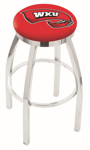 Western Kentucky University L8C2C Backless Bar Stool | Western Kentucky University Backless Counter Bar Stool