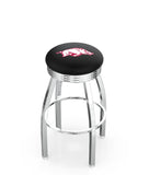 University of Arkansas L8C3C Backless Bar Stool | University of Arkansas Backless Counter Bar Stool