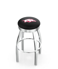 University of Arkansas L8C3C Backless Bar Stool | University of Arkansas Backless Counter Bar Stool