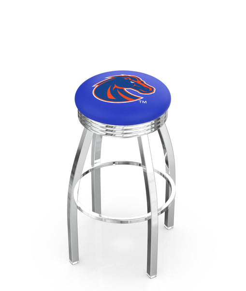 Boise State University L8C3C Backless Bar Stool | Boise State University Backless Counter Bar Stool