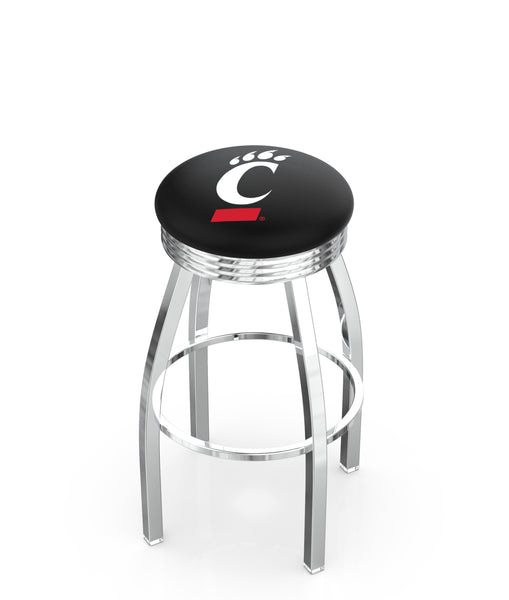 University of Cincinnati L8C3C Backless Bar Stool | University of Cincinnati Backless Counter Bar Stool