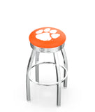 Clemson L8C3C Backless Bar Stool | Clemson Backless Counter Bar Stool