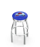 Colorado Avalanche L8C3C Backless Bar Stool | Colorado Avalanche Backless Counter Bar Stool