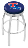 Louisiana Tech University L8C3C Backless Bar Stool | Louisiana Tech University Backless Counter Bar Stool