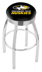 Michigan Tech University L8C3C Backless Bar Stool | Michigan Tech University Backless Counter Bar Stool