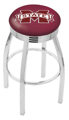 Mississippi State University L8C3C Backless Bar Stool | Mississippi State University Backless Counter Bar Stool