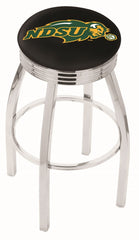 North Dakota State University (Black) L8C3C Backless Bar Stool | North Dakota State University (Black) Backless Counter Bar Stool