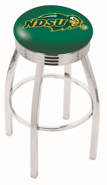 North Dakota State University (Green) L8C3C Backless Bar Stool | North Dakota State University (Green) Backless Counter Bar Stool