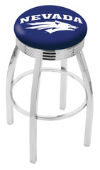 University of Nevada L8C3C Backless Bar Stool | University of Nevada Backless Counter Bar Stool