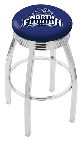 University of North Florida L8C3C Backless Bar Stool | University of North Florida Backless Counter Bar Stool