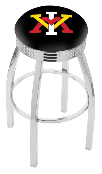 Virginia Military Institute L8C3C Backless Bar Stool | Virginia Military Institute Backless Counter Bar Stool