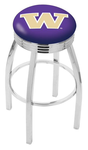University of Washington L8C3C Backless Bar Stool | University of Washington Backless Counter Bar Stool